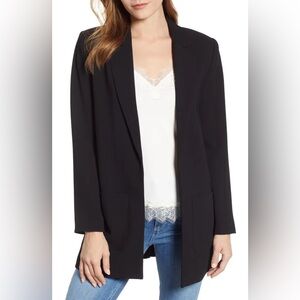 1 State Textured Crepe Blazer size 8